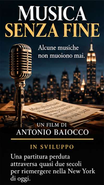 Locandina originale di MUSICA SENZA FINE